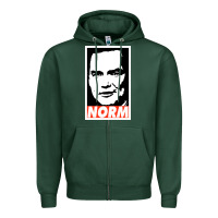 Sports Green norm macdonald Zipper Hoodie - artisFamous