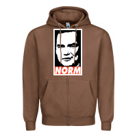 Chestnut norm macdonald Zipper Hoodie - artisFamous