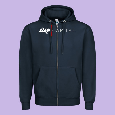 Axe Capital Zipper Hoodie Designed By Artisfamous