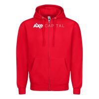 Red axe capital Zipper Hoodie - artisFamous