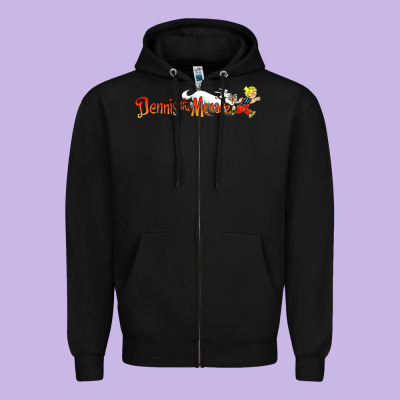 Dennis The Menace Funny Cartoon Movie Zipper Hoodie Designed By Artisfamous