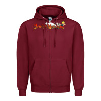 Burgundy Dennis the Menace funny cartoon movie Zipper Hoodie - artisFamous