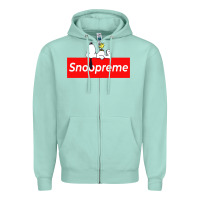 Seafoam snoopreme Zipper Hoodie - artisFamous
