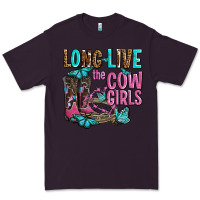 Plum long live the cowgirls olivia Premium Tee - OliviaCreatesArt