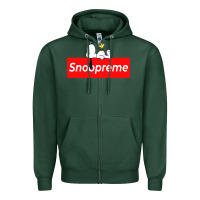 Sports Green snoopreme Zipper Hoodie - artisFamous