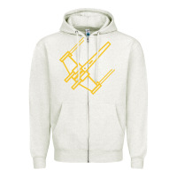 Oatmeal Heather x wing starfighter Zipper Hoodie - artisFamous