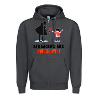 Smoke strangers are awesome Zipper Hoodie - artisFamous