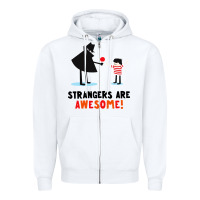 White strangers are awesome Zipper Hoodie - artisFamous