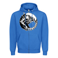 True Royal xenomorph Zipper Hoodie - artisFamous