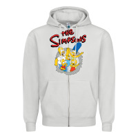 Dove Grey the simpsons funny family Zipper Hoodie - artisFamous