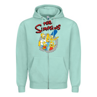 Seafoam the simpsons funny family Zipper Hoodie - artisFamous