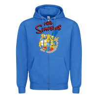 True Royal the simpsons funny family Zipper Hoodie - artisFamous