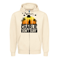 Sandshell summer vacation charlie don't surf Zipper Hoodie - artisFamous