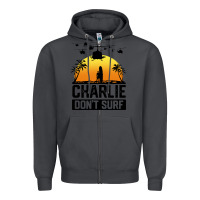Smoke summer vacation charlie don't surf Zipper Hoodie - artisFamous