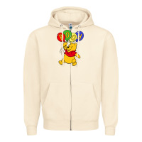 Sandshell hunny the pooh Zipper Hoodie - artisFamous