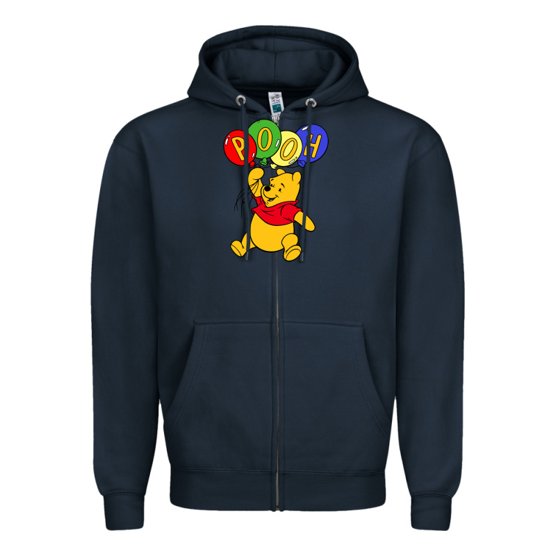 Hunny The Pooh Zipper Hoodie by artisFamous | Teevron