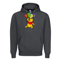 Smoke hunny the pooh Zipper Hoodie - artisFamous