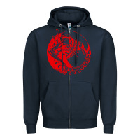 Navy xenomorph Zipper Hoodie - artisFamous