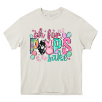 Cream Oh for peeps sake cowhide Easter Day Heavy Core Tee - HowdyJamesFarm
