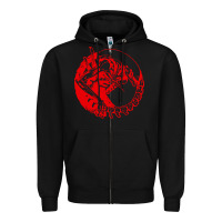 Black xenomorph Zipper Hoodie - artisFamous