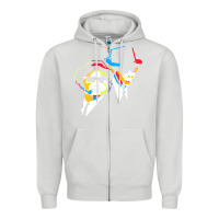 Dove Grey blues brothers Zipper Hoodie - artisFamous