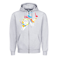 Heather Grey blues brothers Zipper Hoodie - artisFamous