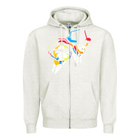 Oatmeal Heather blues brothers Zipper Hoodie - artisFamous