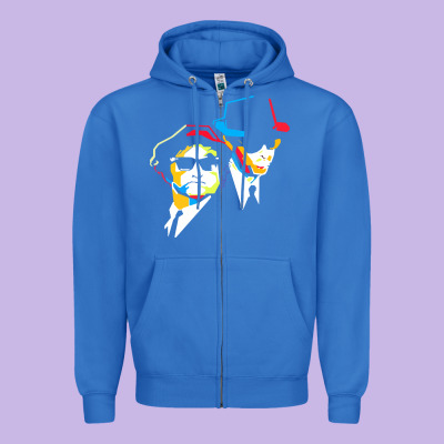 Blues Brothers Zipper Hoodie Designed By Artisfamous