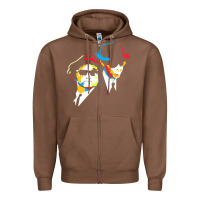 Chestnut blues brothers Zipper Hoodie - artisFamous