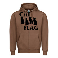 Chestnut cat flag Zipper Hoodie - artisFamous