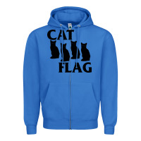 True Royal cat flag Zipper Hoodie - artisFamous