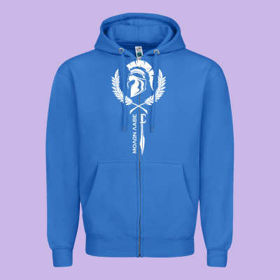 Sparta Krieger Fitness   Molon Labe Zipper Hoodie Designed By Artisfamous