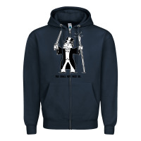 Navy you shall not pass go Zipper Hoodie - artisFamous