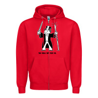 Red you shall not pass go Zipper Hoodie - artisFamous