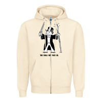 Sandshell you shall not pass go Zipper Hoodie - artisFamous