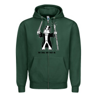 Sports Green you shall not pass go Zipper Hoodie - artisFamous