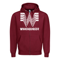 Burgundy new whataburger Zipper Hoodie - artisFamous