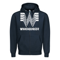 Navy new whataburger Zipper Hoodie - artisFamous