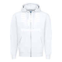 White new whataburger Zipper Hoodie - artisFamous