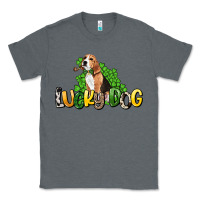 Charcoal Heather lucky dog St. Patrick's Classic Tee - HowdyJamesFarm