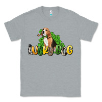 Heather Grey lucky dog St. Patrick's Classic Tee - HowdyJamesFarm