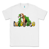 White lucky dog St. Patrick's Classic Tee - HowdyJamesFarm
