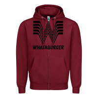 Burgundy new whataburger Zipper Hoodie - artisFamous