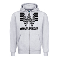 Heather Grey new whataburger Zipper Hoodie - artisFamous
