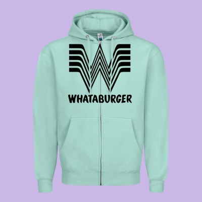 New Whataburger Zipper Hoodie Designed By Artisfamous