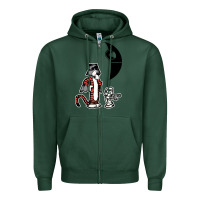 Sports Green hobbes and calvin Zipper Hoodie - artisFamous