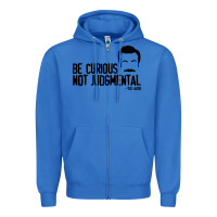 True Royal be curious not judgemental Zipper Hoodie - artisFamous