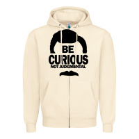 Sandshell be curious not judgmental Zipper Hoodie - artisFamous