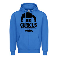 True Royal be curious not judgmental Zipper Hoodie - artisFamous