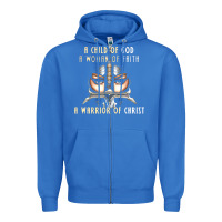 True Royal child of god woman of faith warrior of christ Zipper Hoodie - artisFamous